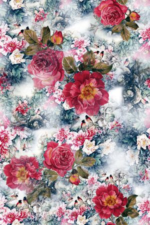 中国风印花华亿平台图片