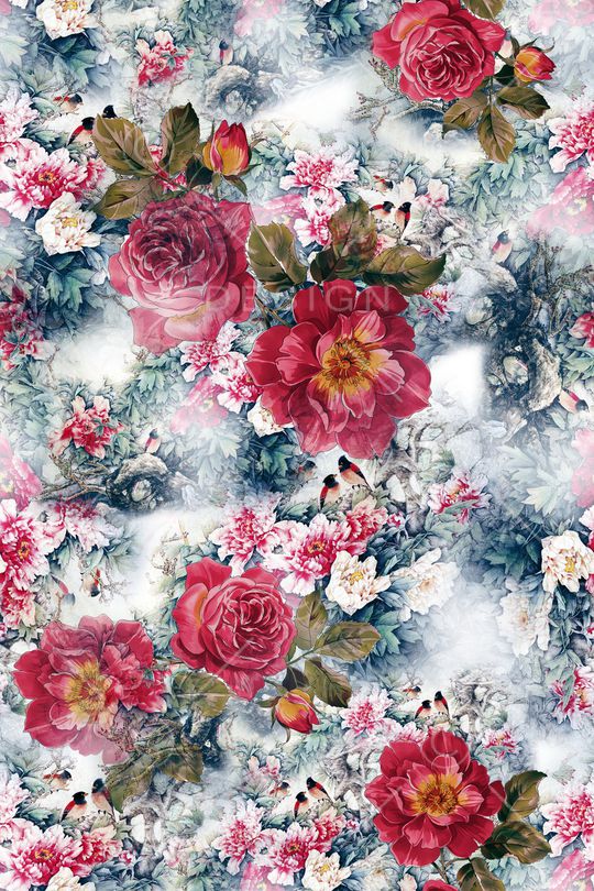 中国风印花华亿平台图片