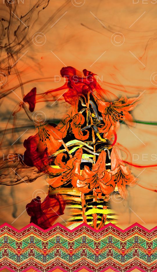 民族风印花华亿平台图片