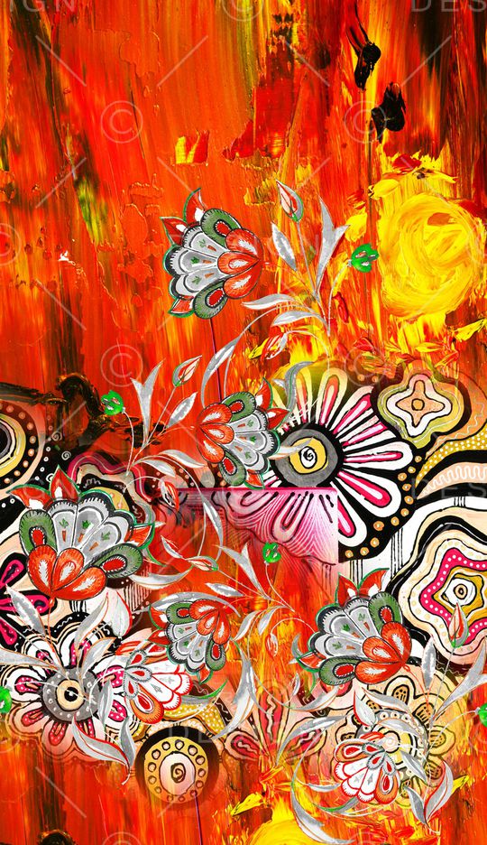 民族风印花华亿平台图片