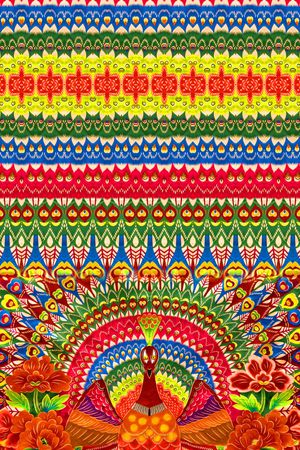 民族风印花华亿平台图片