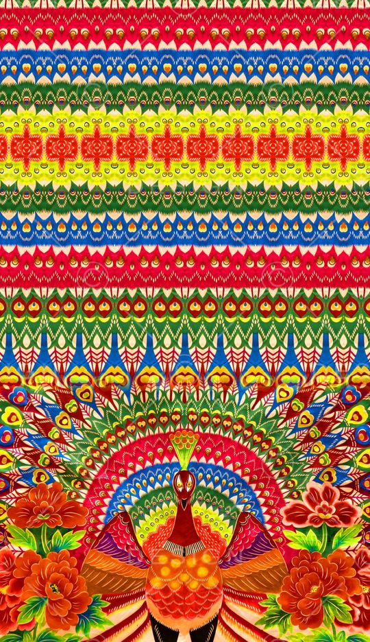 民族风印花华亿平台图片