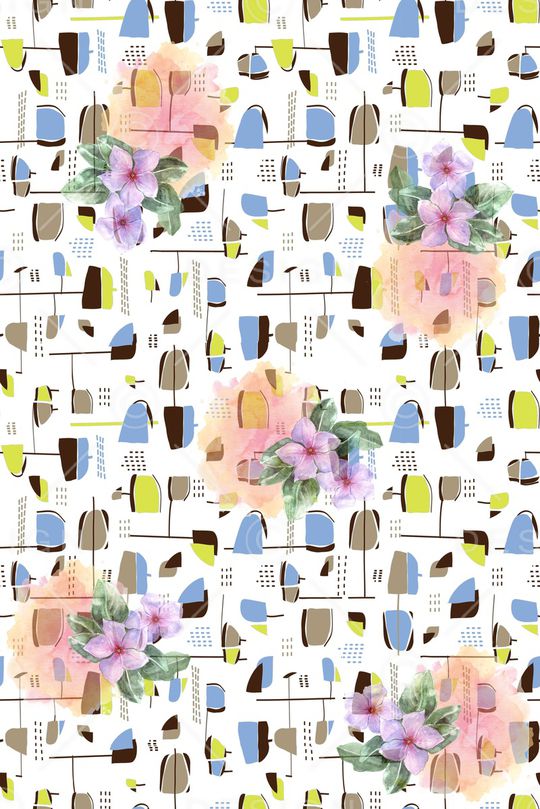 抽象印花华亿平台图片