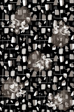 抽象印花华亿平台图片