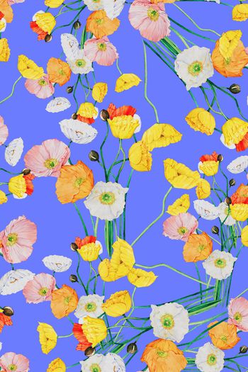 1068020-黑底花卉水彩2