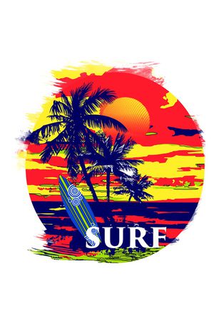 胸前独幅印花华亿平台图片