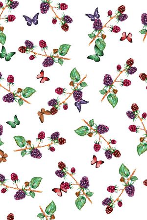 清爽底花卉印花华亿平台图片