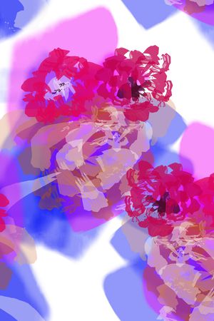 抽象印花华亿平台图片