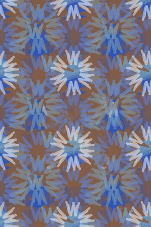 风格化花卉印花华亿平台图片