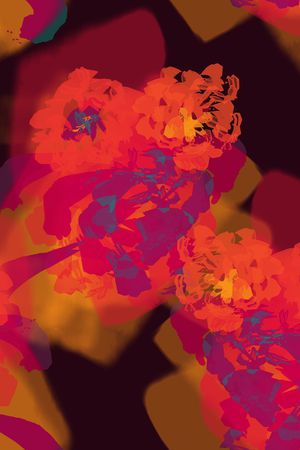 抽象印花华亿平台图片