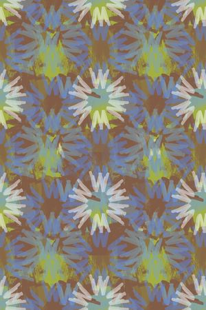 风格化花卉印花华亿平台图片