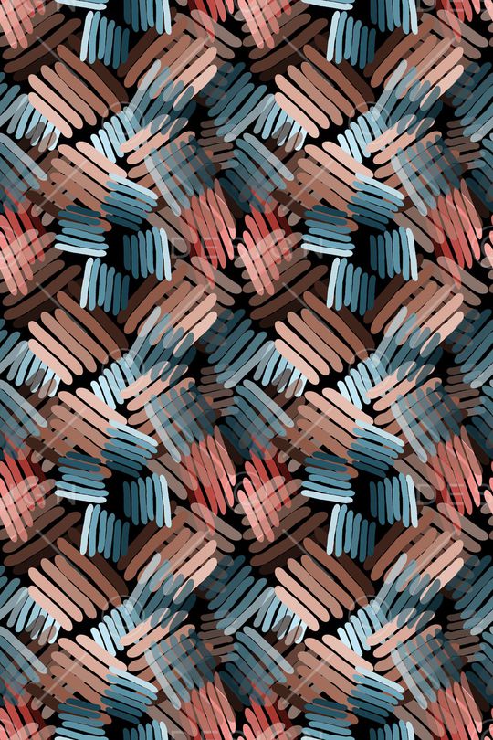 抽象男装印花华亿平台图片