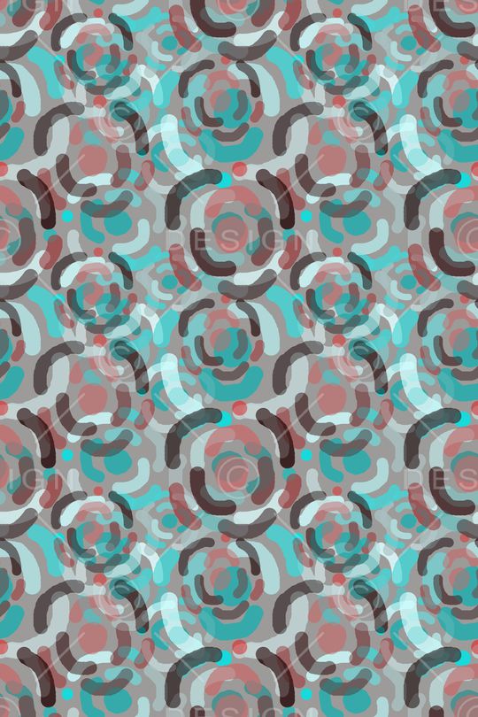 抽象男装印花华亿平台图片