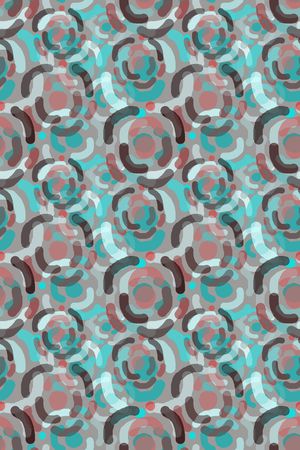 抽象男装印花华亿平台图片