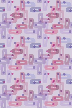 手绘线条笔触印花华亿平台图片