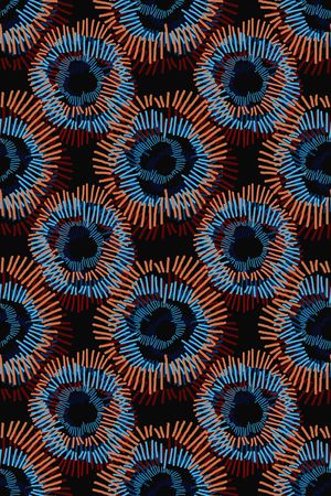 风格化花卉印花华亿平台图片