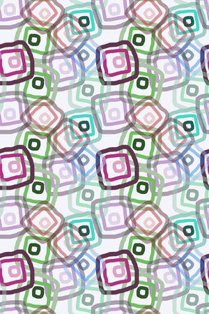 手绘线条笔触印花华亿平台图片