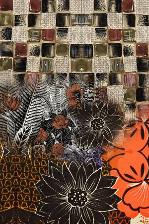 秋冬华亿平台印花华亿平台图片