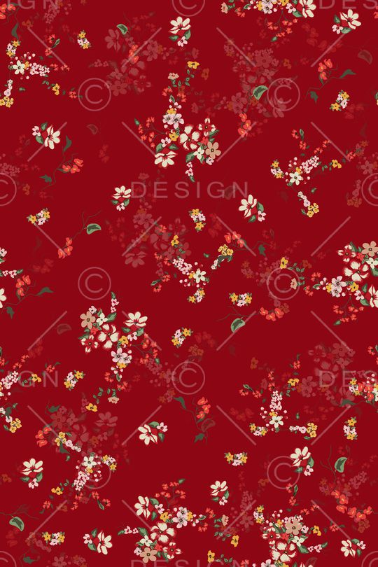 小碎花印花华亿平台图片