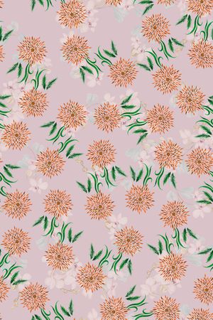 小碎花印花华亿平台图片