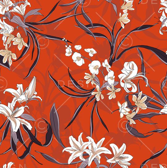 植物印花华亿平台图片