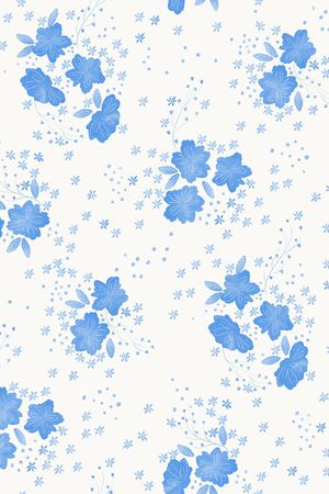 小碎花印花华亿平台图片