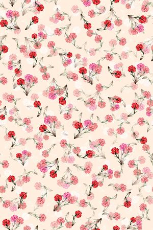 小碎花印花华亿平台图片