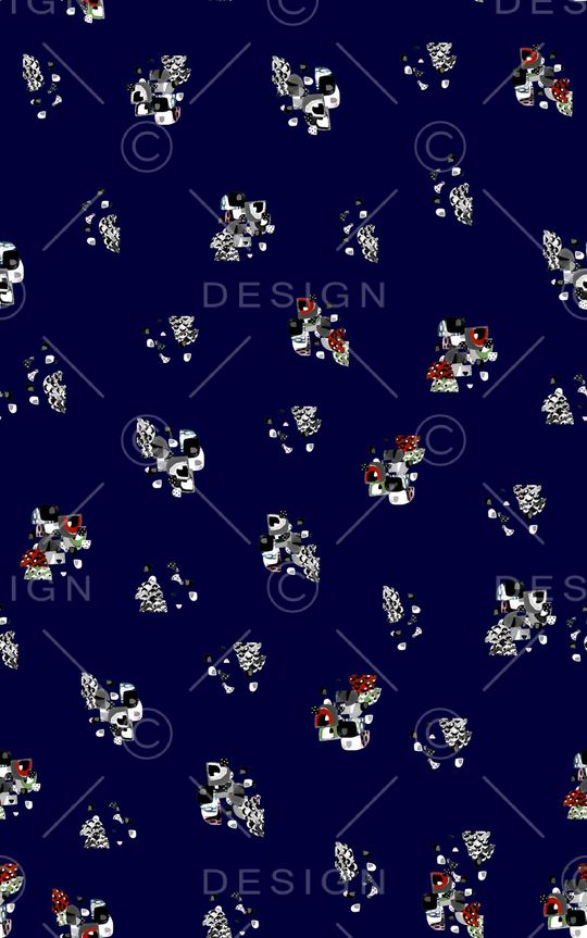 条纹印花华亿平台图片