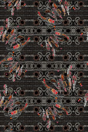 条纹印花华亿平台图片