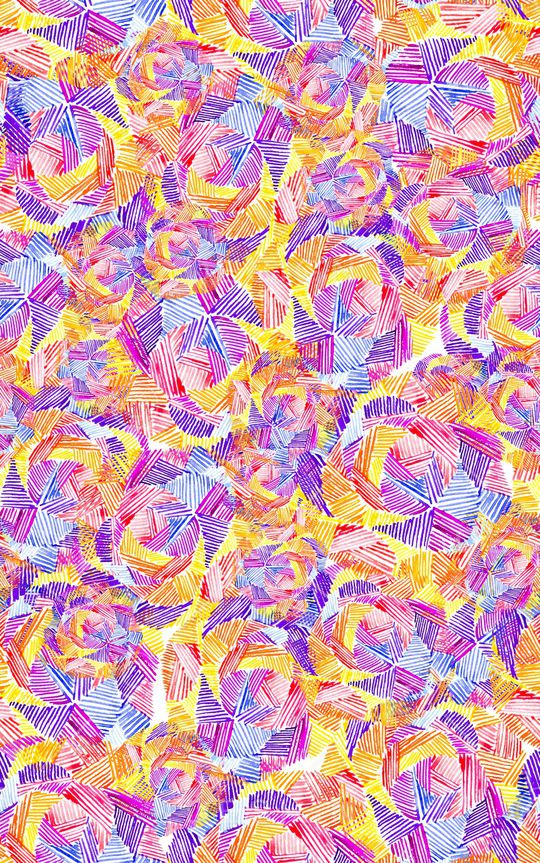 线条印花华亿平台图片