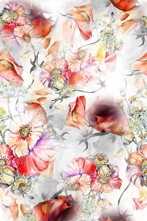 小碎花印花华亿平台图片