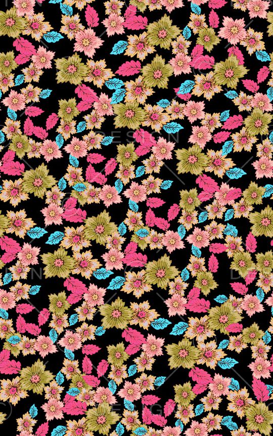 小碎花印花华亿平台图片