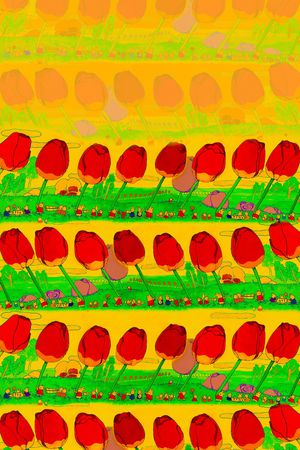 植物印花华亿平台图片