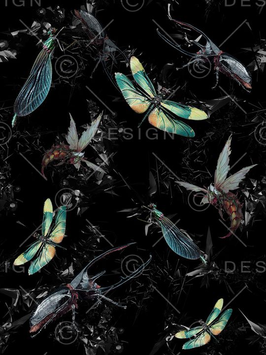 动物花卉印花华亿平台图片