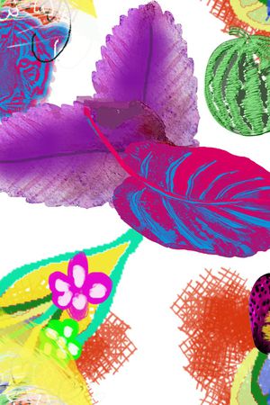 抽象印花华亿平台图片