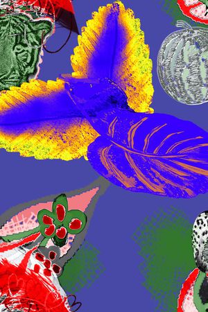 抽象印花华亿平台图片