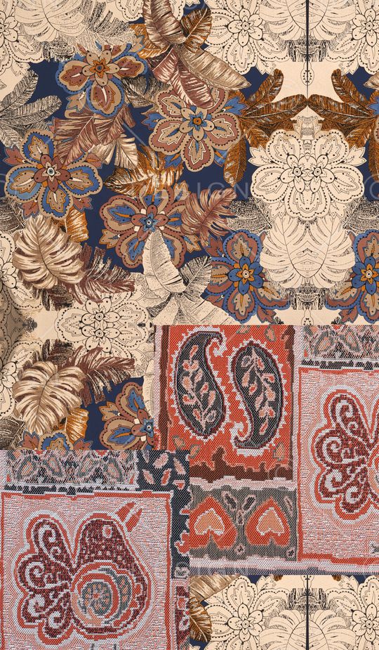 秋冬华亿平台印花华亿平台图片