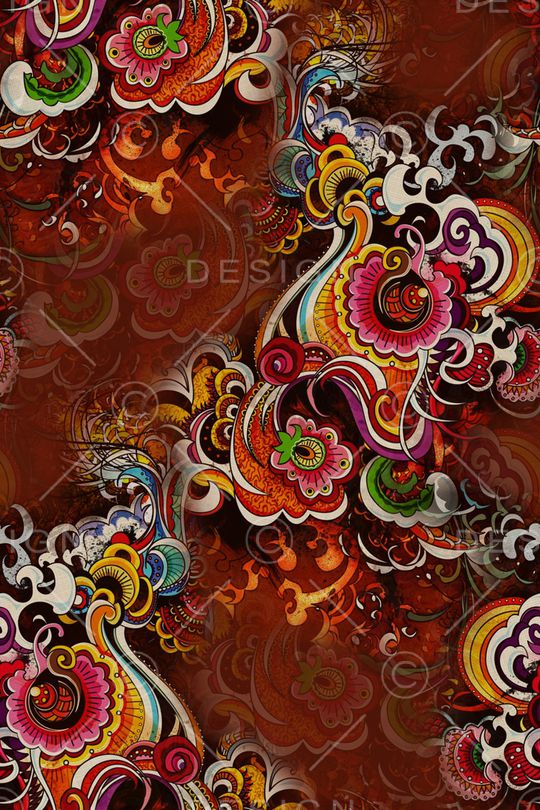 抽象印花华亿平台图片