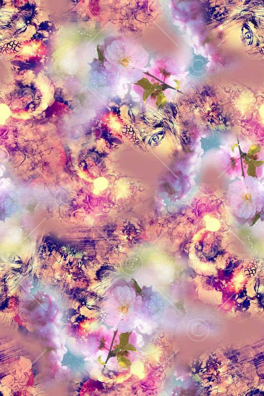 抽象印花华亿平台图片