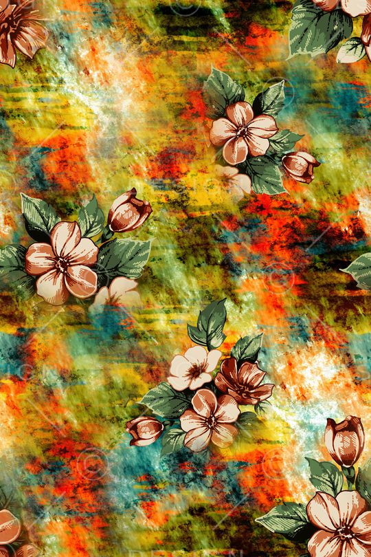 抽象印花华亿平台图片