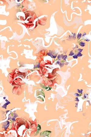 抽象印花华亿平台图片