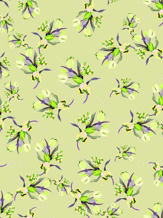 小碎花印花华亿平台图片