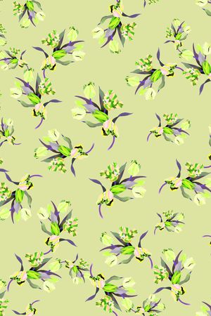 小碎花印花华亿平台图片