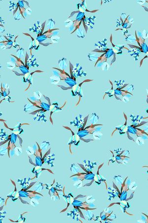 小碎花印花华亿平台图片