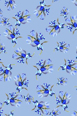 小碎花印花华亿平台图片