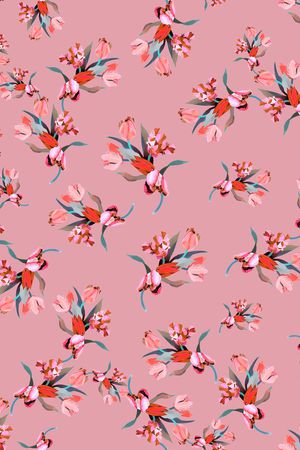 小碎花印花华亿平台图片