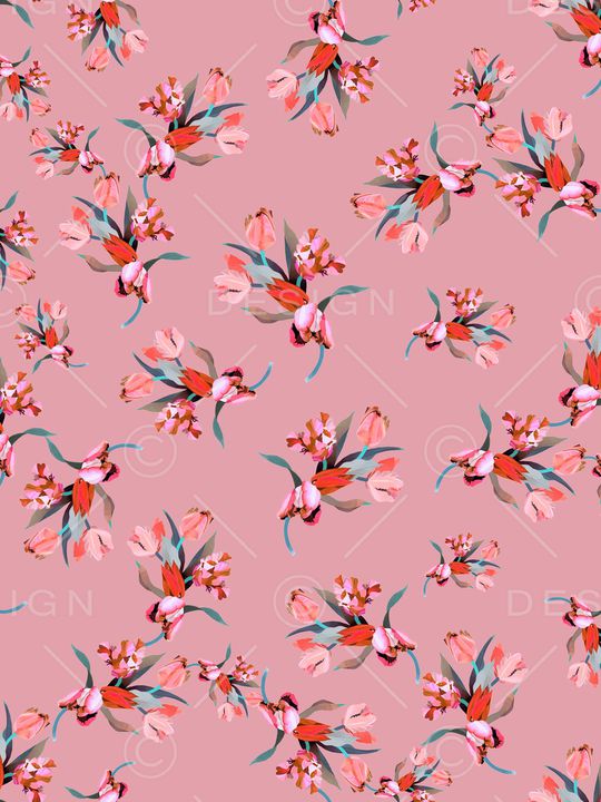 小碎花印花华亿平台图片