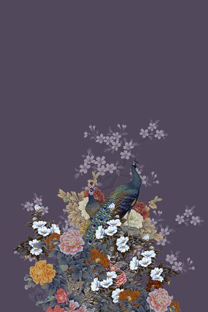 牡丹印花华亿平台图片