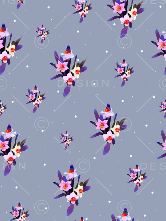 小碎花印花华亿平台图片