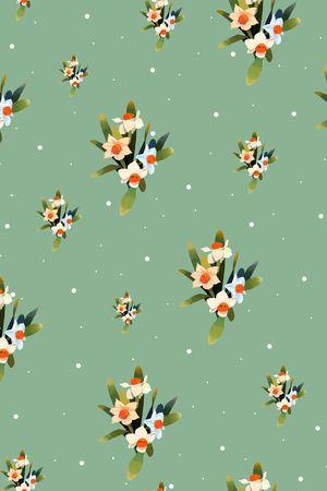 小碎花印花华亿平台图片